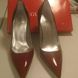 Red Ombre Guess High Heel Shoes
